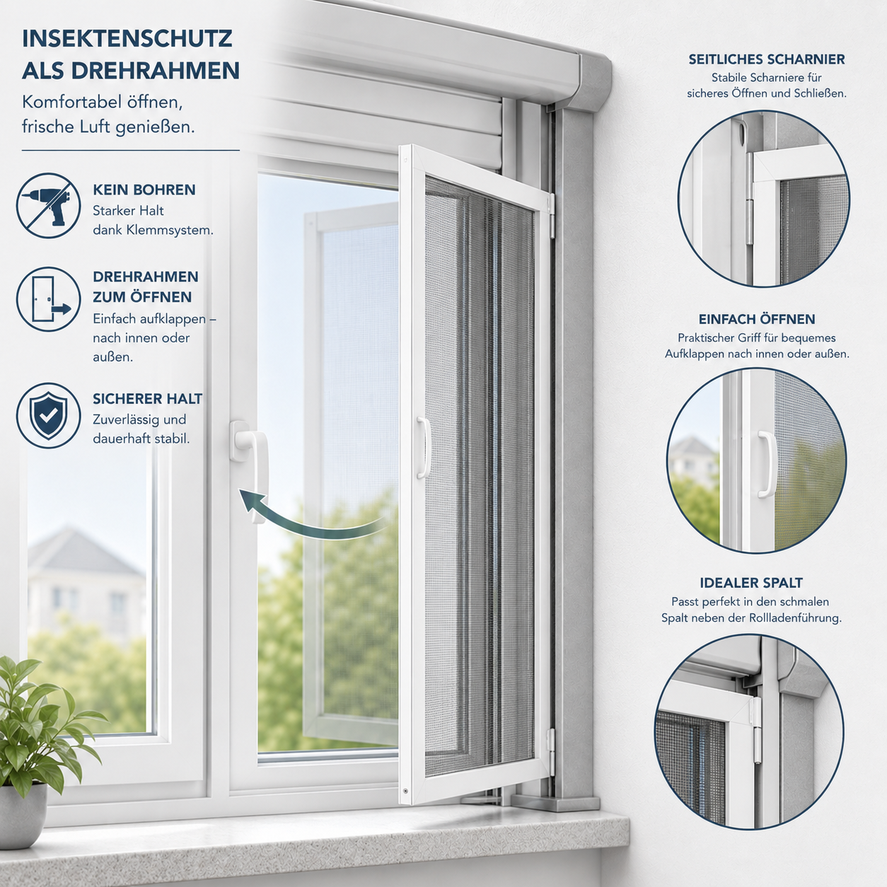 Insektenfenster Slim