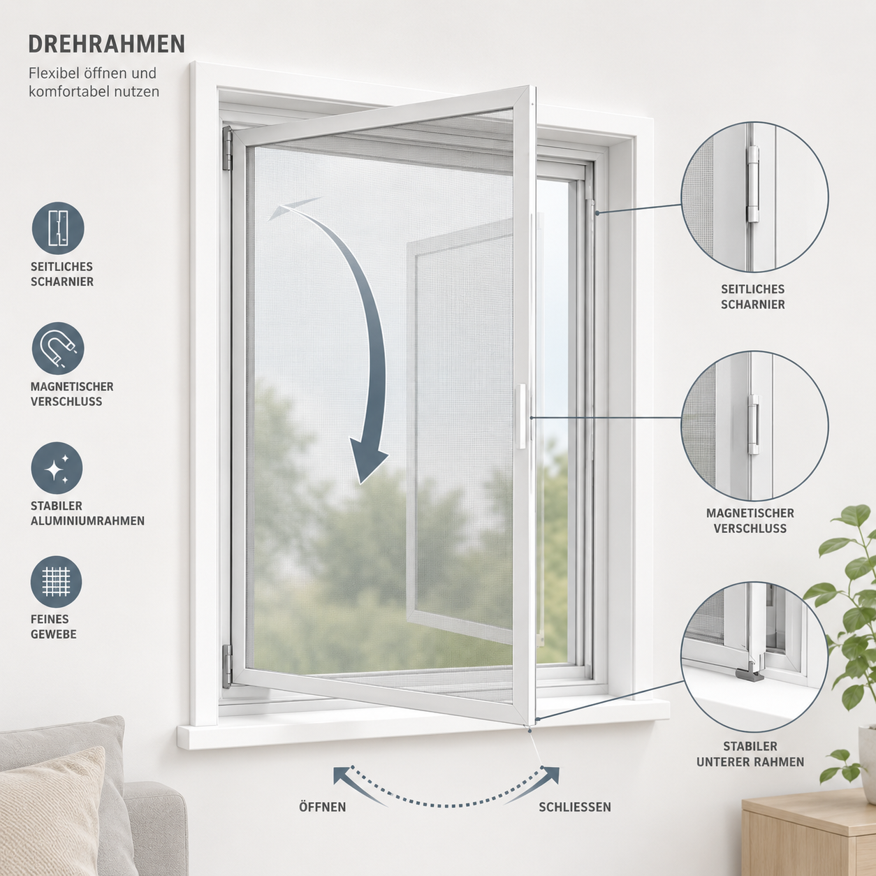 Insektenfenster Allround